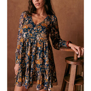 Floral Long Sleeve Dress